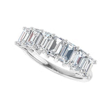 2 1/2 ct tw Diamond Lab Grown Anniversary Band in 14K White Gold... - view 5