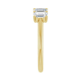 1 1/2 ct tw Five-Stone Lab Grown Anniversary Band in 14K White Go... - view 4