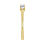 1 ct tw Five-Stone Lab Grown Anniversary Band in 14K White Gold... - view 4
