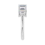 2 1/2 ct tw Diamond Lab Grown Anniversary Band in 14K White Gold... - view 4