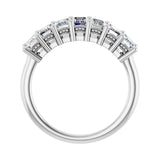 2 1/2 ct tw Diamond Lab Grown Anniversary Band in 14K White Gold... - view 2