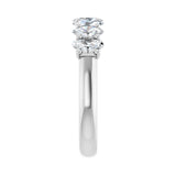 1 1/2 ct tw Diamond Lab Grown Anniversary Band in 14K White Gold... - view 4
