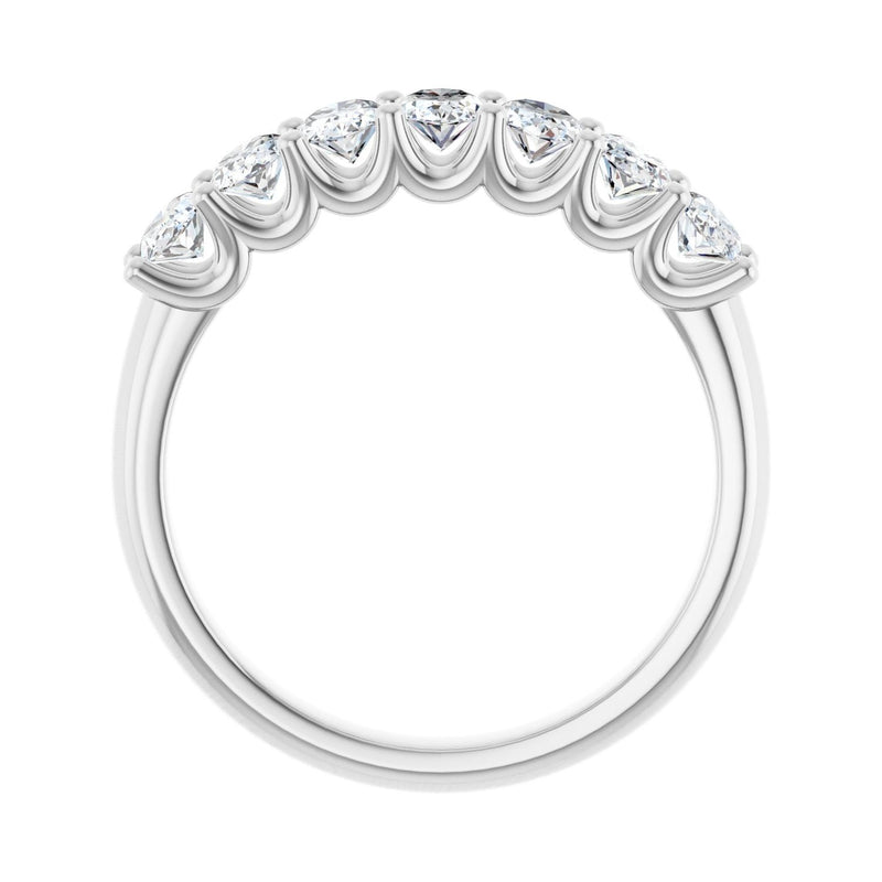 1 1/2 ct tw Diamond Lab Grown Anniversary Band in 14K White Gold... - view 2