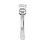 2 1/6 ct tw Diamond Lab Grown Anniversary Band in 14K White Gold... - view 4