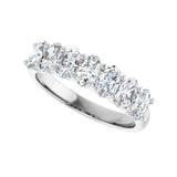 1 1/2 ct tw Diamond Lab Grown Anniversary Band in 14K White Gold... - view 5