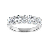 1 1/2 ct tw Diamond Lab Grown Anniversary Band in 14K White Gold... - view 3