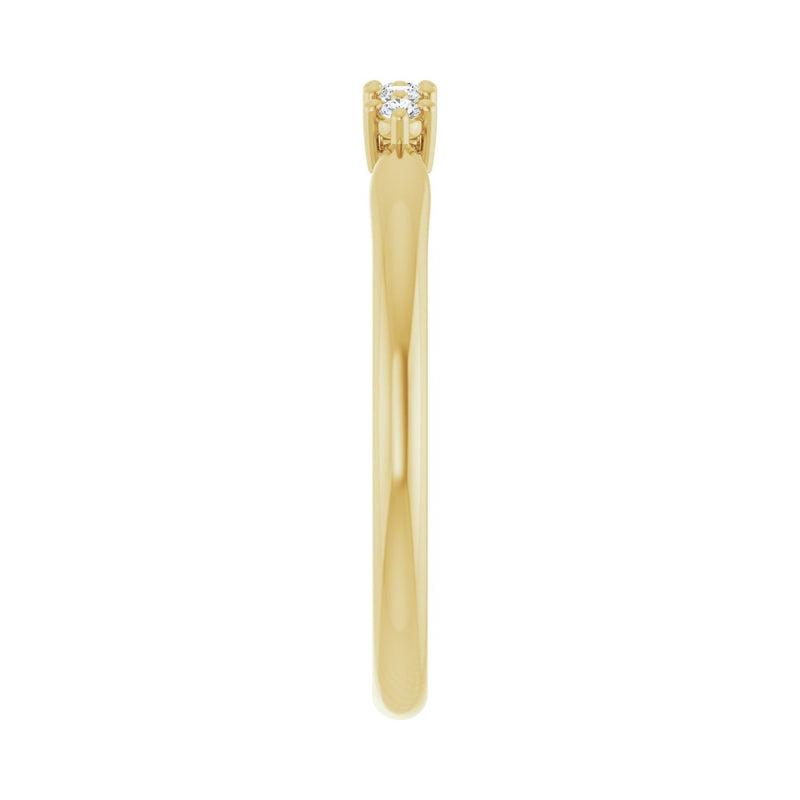 7 ct tw Five-Stone Lab Grown Anniversary Band in 14K White Gold... - view 4