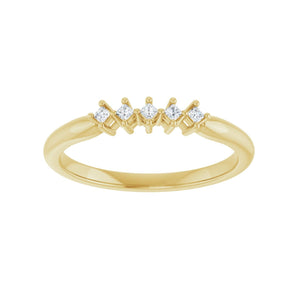 7 ct tw Five-Stone Lab Grown Anniversary Band in 14K White Gold... - view 3
