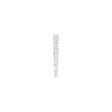 1 1/3 ct tw Eternity Lab Grown Anniversary Band in 14K White Gold... - view 4