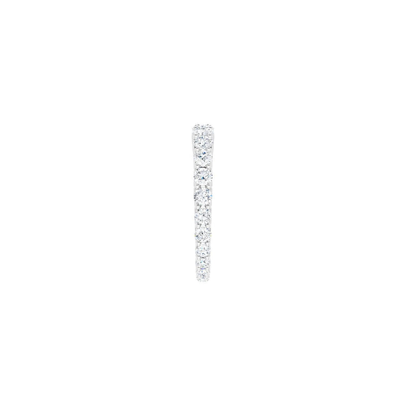 1 1/3 ct tw Eternity Lab Grown Anniversary Band in 14K White Gold... - view 4