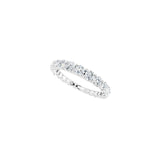 1 1/3 ct tw Eternity Lab Grown Anniversary Band in 14K White Gold... - view 5