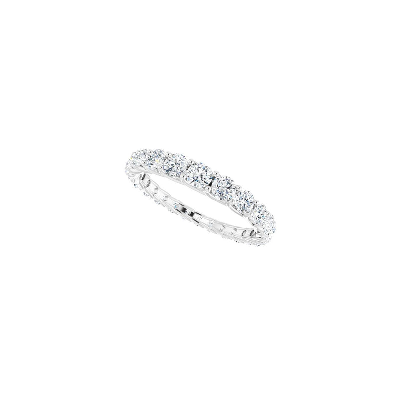 1 1/3 ct tw Eternity Lab Grown Anniversary Band in 14K White Gold... - view 5
