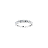 1 1/3 ct tw Eternity Lab Grown Anniversary Band in 14K White Gold... - view 3