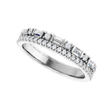 1/2 ct tw Diamond Lab Grown Anniversary Band in 14K White Gold... - view 5