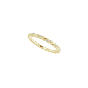 1/10 ct tw Eternity Lab Grown Anniversary Band in 14K White Gold... - view 5