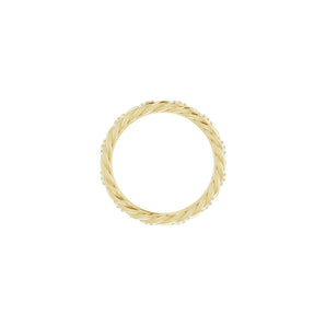 1/10 ct tw Eternity Lab Grown Anniversary Band in 14K White Gold... - view 2