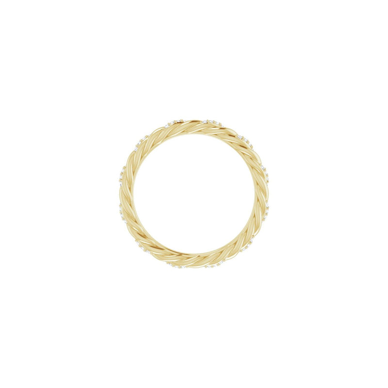 1/10 ct tw Eternity Lab Grown Anniversary Band in 14K White Gold... - view 2
