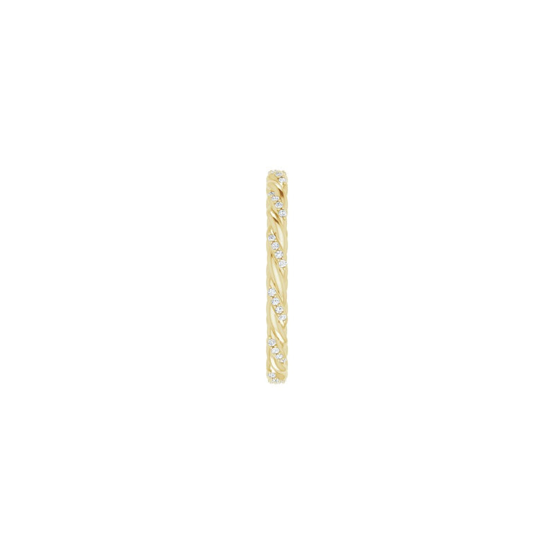1/10 ct tw Eternity Lab Grown Anniversary Band in 14K White Gold... - view 4