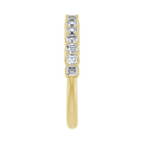 1 1/8 ct tw Diamond Lab Grown Anniversary Band in 14K White Gold... - view 4