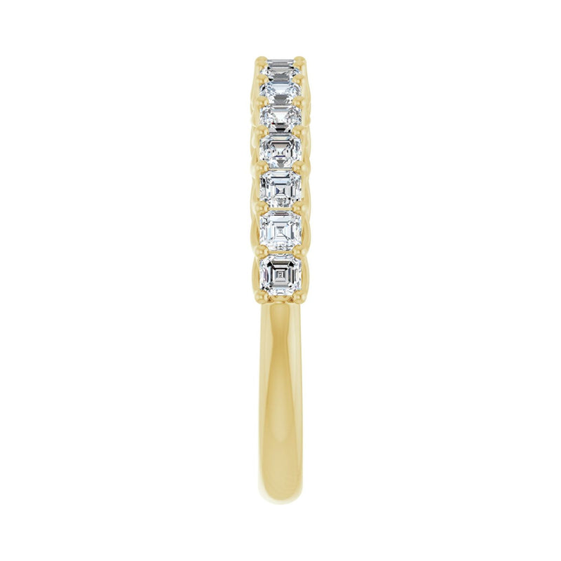 1 1/8 ct tw Diamond Lab Grown Anniversary Band in 14K White Gold... - view 4