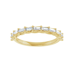 1 ct tw Diamond Lab Grown Anniversary Band in 14K White Gold... - view 3