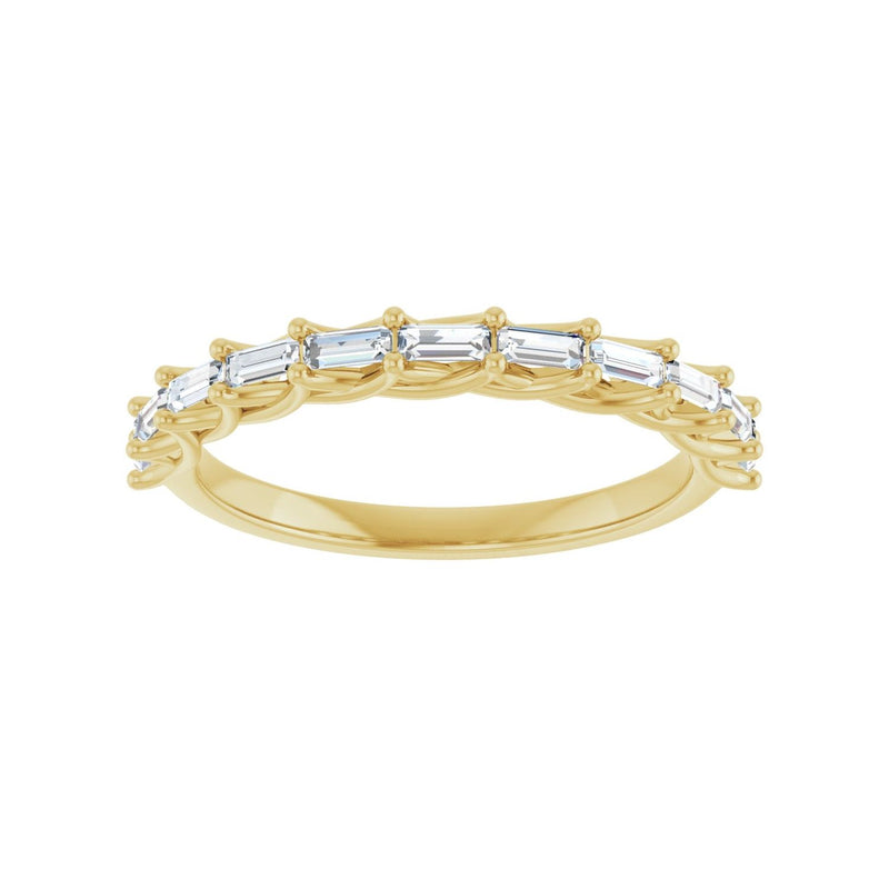 1 ct tw Diamond Lab Grown Anniversary Band in 14K White Gold... - view 3
