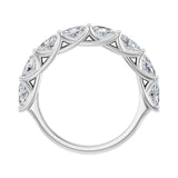 1 1/2 ct tw Diamond Lab Grown Anniversary Band in 14K White Gold... - view 2