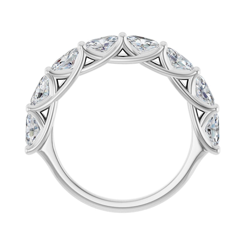 1 1/2 ct tw Diamond Lab Grown Anniversary Band in 14K White Gold... - view 2
