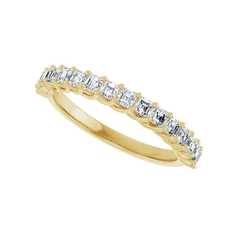 1 1/8 ct tw Diamond Lab Grown Anniversary Band in 14K White Gold... - view 5