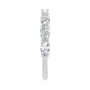 1 1/2 ct tw Diamond Lab Grown Anniversary Band in 14K White Gold... - view 4