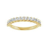 1 1/8 ct tw Diamond Lab Grown Anniversary Band in 14K White Gold... - view 3
