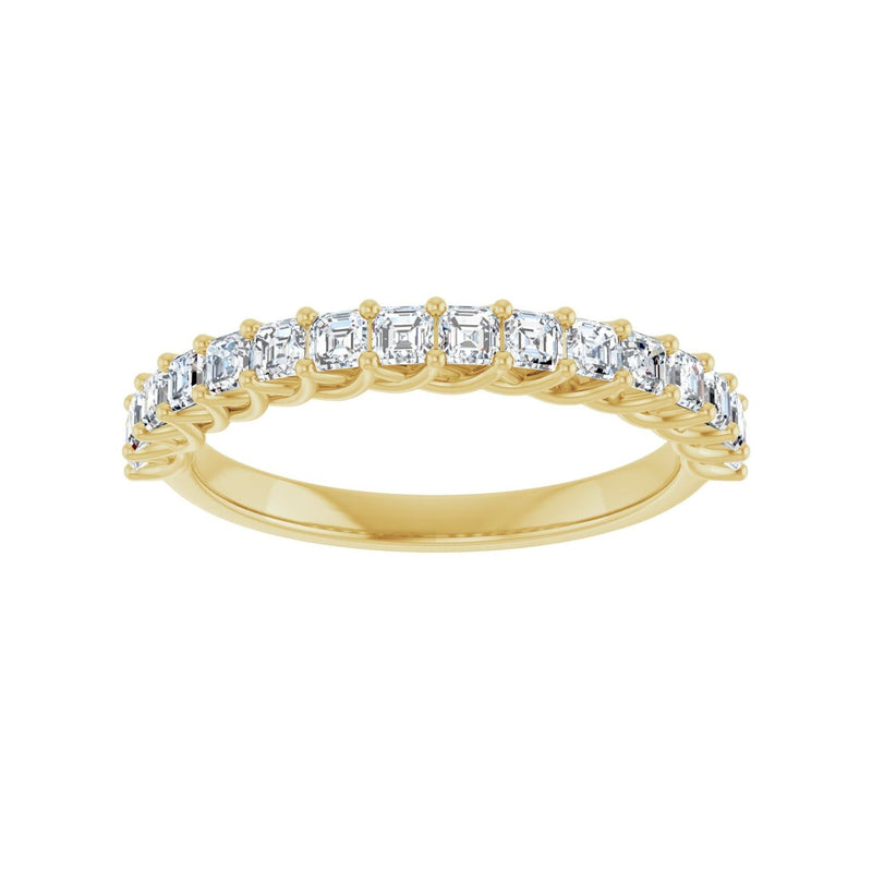 1 1/8 ct tw Diamond Lab Grown Anniversary Band in 14K White Gold... - view 3
