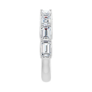 2 3/4 ct tw Diamond Lab Grown Anniversary Band in 14K White Gold... - view 4