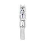 2 3/4 ct tw Diamond Lab Grown Anniversary Band in 14K White Gold... - view 4
