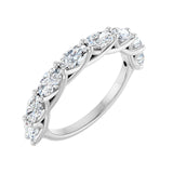1 1/2 ct tw Diamond Lab Grown Anniversary Band in 14K White Gold...