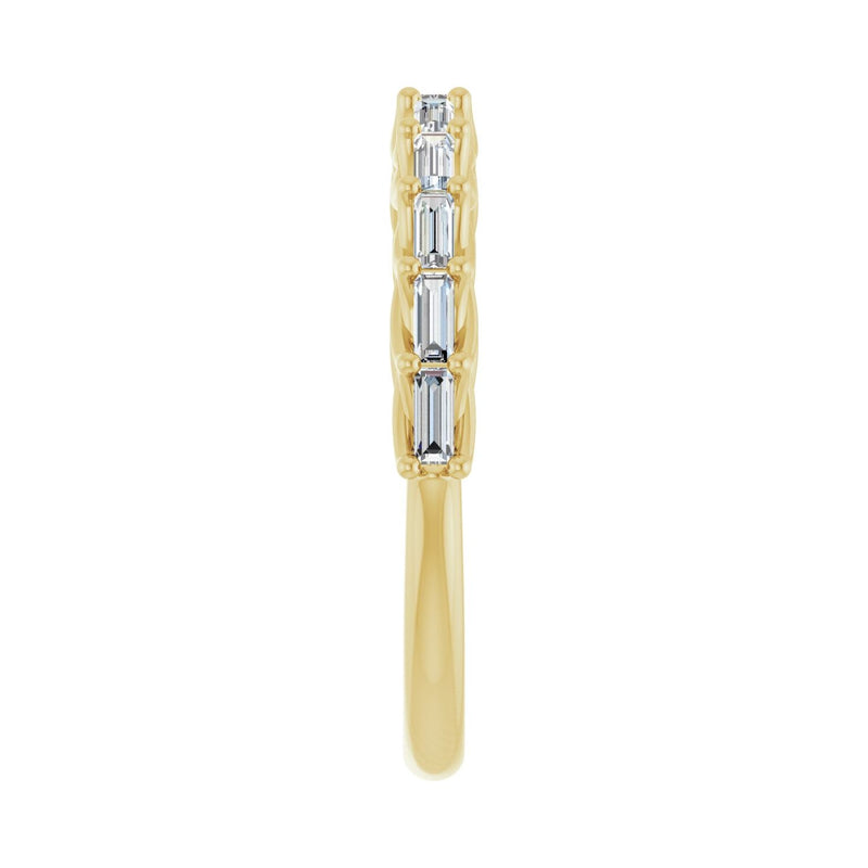 1 ct tw Diamond Lab Grown Anniversary Band in 14K White Gold... - view 4