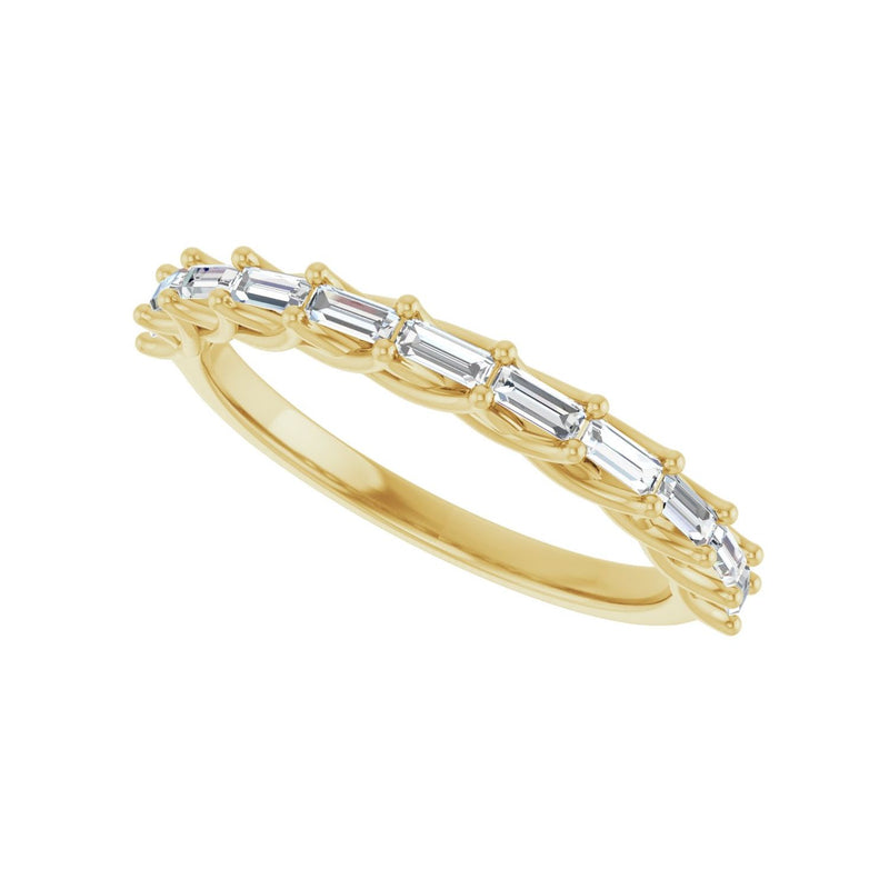 1 ct tw Diamond Lab Grown Anniversary Band in 14K White Gold... - view 5