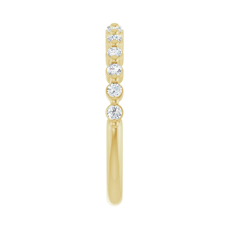 1 ct tw Shared-Prong Lab Grown Anniversary Band in 14K White Gold... - view 4