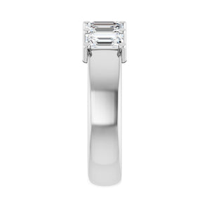 1 3/4 ct tw Five-Stone Shared-Prong Lab Grown Anniversary Band in... - view 4