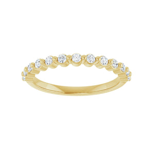 1 ct tw Shared-Prong Lab Grown Anniversary Band in 14K White Gold... - view 3