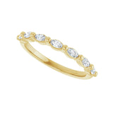 1 ct tw Shared-Prong Lab Grown Anniversary Band in 14K White Gold... - view 5
