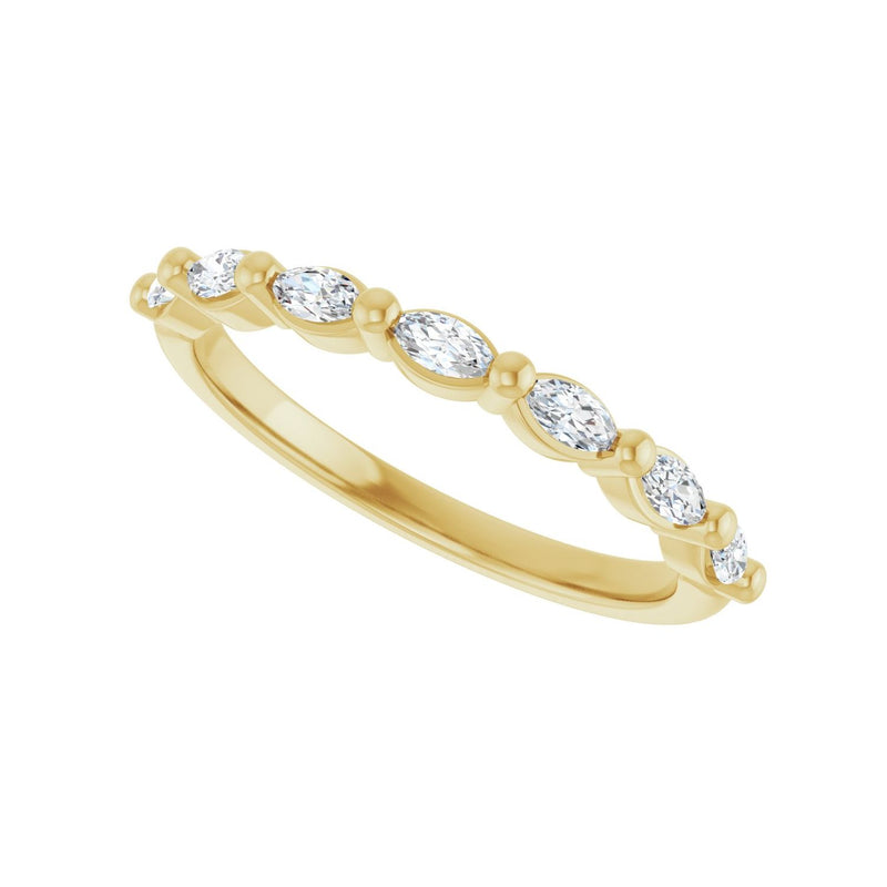 1 ct tw Shared-Prong Lab Grown Anniversary Band in 14K White Gold... - view 5