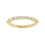 1 ct tw Shared-Prong Lab Grown Anniversary Band in 14K White Gold... - view 3