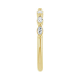 1 ct tw Shared-Prong Lab Grown Anniversary Band in 14K White Gold... - view 4
