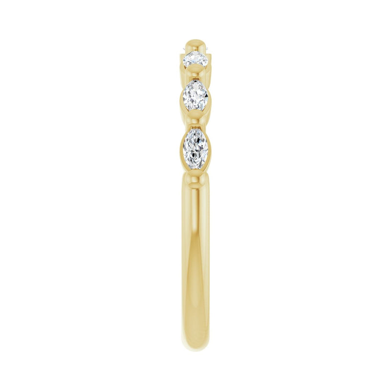 1 ct tw Shared-Prong Lab Grown Anniversary Band in 14K White Gold... - view 4