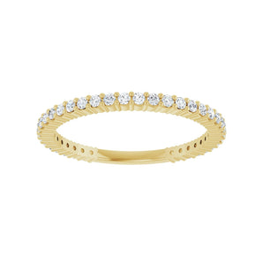 1 1/2 ct tw Shared-Prong Lab Grown Anniversary Band in 14K White ... - view 3