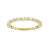 1 1/2 ct tw Shared-Prong Lab Grown Anniversary Band in 14K White ... - view 3
