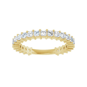 1 1/4 ct tw Shared-Prong Lab Grown Anniversary Band in 14K White ... - view 3