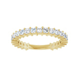 1 1/4 ct tw Shared-Prong Lab Grown Anniversary Band in 14K White ... - view 3