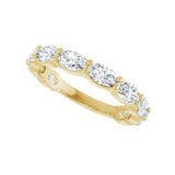 1 9/10 ct tw Shared-Prong Lab Grown Anniversary Band in 14K White... - view 5